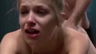 Компиляция жесткой порки анусов партнерш длинными фаллосами